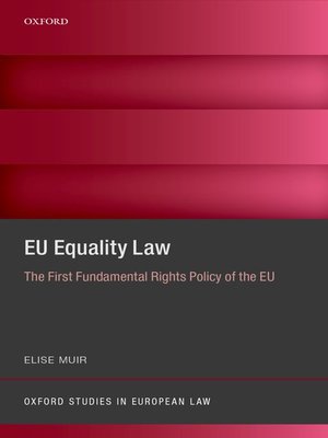 cover image of EU Equality Law